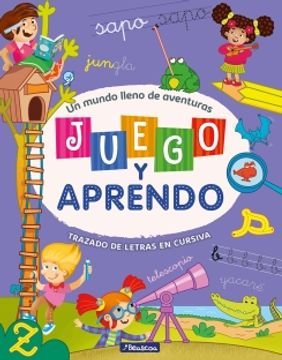 portada JUEGO Y APRENDO VIII CURSIVA (in Spanish)