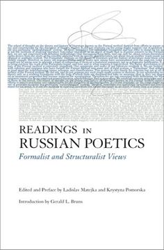 portada Readings in Russian Poetics: Formalist and Structuralist Views (en Inglés)