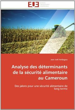 portada Analyse Des Determinants de La Securite Alimentaire Au Cameroun