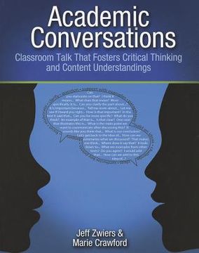 portada academic conversations: classroom talk that fosters critical thinking and content understandings