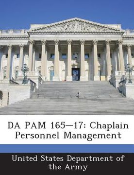 portada Da Pam 165-17: Chaplain Personnel Management (en Inglés)