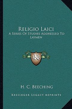 portada religio laici: a series of studies addressed to laymen