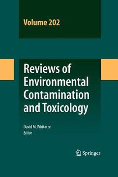 portada reviews of environmental contamination and toxicology (en Inglés)