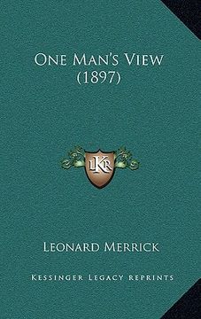 portada one man's view (1897) (en Inglés)