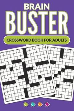 portada Brain Buster - Crossword Book for Adults (en Inglés)