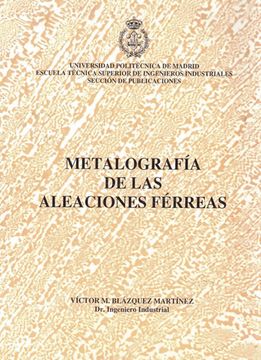 portada Metalografia de las Aleaciones Ferreas