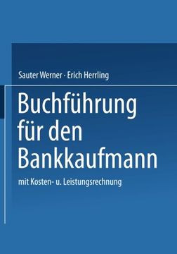 portada Buchführung für den Bankkaufmann: mit Kosten- und Leistungsrechnung (German Edition)