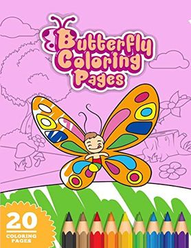 portada Butterfly Coloring Pages: 8X11. 5" Coloring Book for Kids 