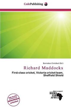 portada richard maddocks (en Inglés)