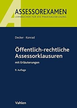 portada Öffentlich-Rechtliche Assessorklausuren: Mit Erläuterungen (Assessorexamen) (en Alemán)