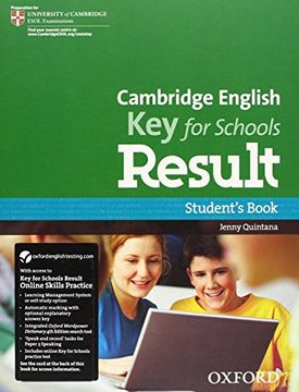 portada Cambridge English: Key for Schools Result: Ket Result for Schools Student's Book & Online Skills Practice Pack (en Inglés)