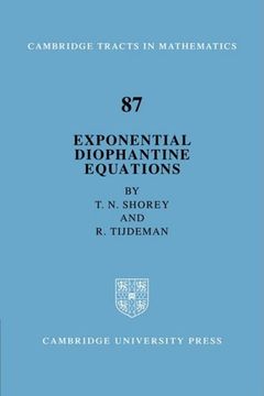 portada Exponential Diophantine Equations (Cambridge Tracts in Mathematics) (in English)