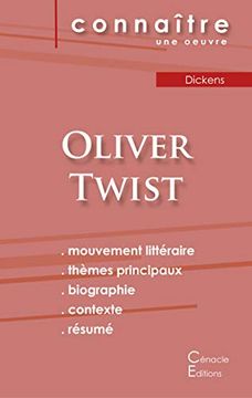 portada Fiche de Lecture Oliver Twist de Charles Dickens (Analyse Littéraire de Référence et Résumé Complet) (Éditions du Cénacle) 