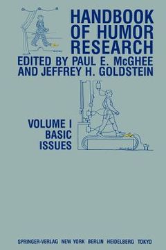portada handbook of humor research: volume 1: basic issues