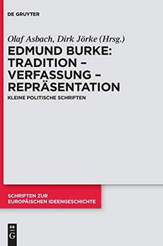 portada Tradition ã â Verfassung ã â Reprã Â¤Sentation: Kleine Politische Schriften (Schriften zur Europaischen Ideengeschichte) (German Edition) [Hardcover ] (en Alemán)