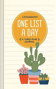 portada Listography: One List a Day: A Three-Year Journal 