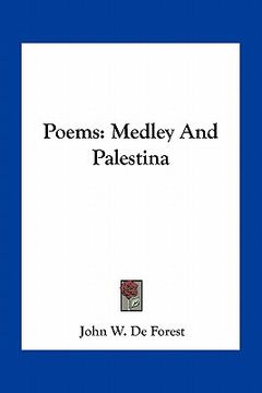 portada poems: medley and palestina (in English)