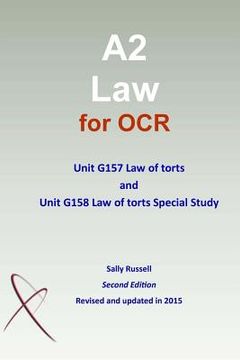 portada A2 Law for OCR Unit G157 Law of torts and Unit G158 Law of torts Special Study (en Inglés)