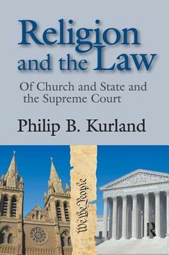 portada Religion and the Law: Of Church and State and the Supreme Court (in English)