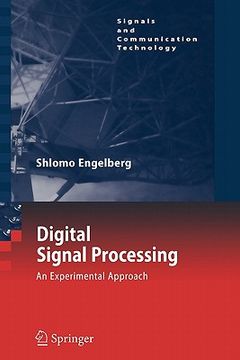 portada digital signal processing: an experimental approach (en Inglés)