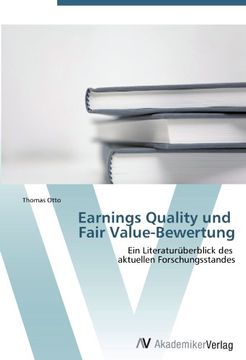 portada Earnings Quality und Fair Value-Bewertung