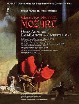 portada Mozart Opera Arias for Bass Baritone and Orchestra - Vol. I [With CD] (en Inglés)
