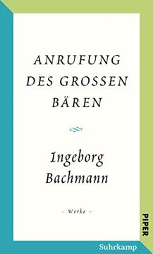 portada Salzburger Bachmann Edition: Anrufung des Großen Bären (en Alemán)