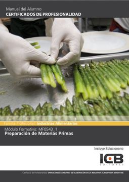 portada Mf0543_1: Preparación de Materias Primas (in Spanish)