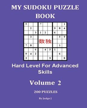 portada My Sudoku Puzzle Book: Hard Level For Advanced Skills V2 (in English)