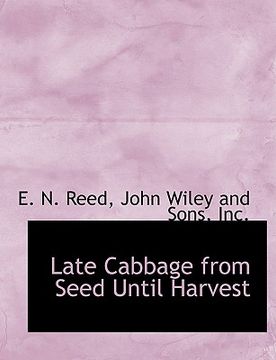portada late cabbage from seed until harvest (in English)