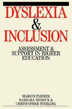 portada dyslexia and inclusion: assessment and support in higher education