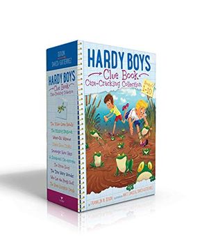 portada Hardy Boys Clue Book Case-Cracking Collection: The Video Game Bandit; The Missing Playbook; Water-Ski Wipeout; Talent Show Tricks; Scavenger Hunt. Let the Frogs Out? The Great Pumpkin Smash 
