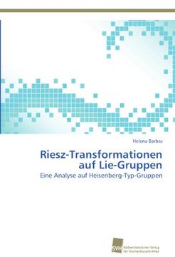 portada Riesz-Transformationen Auf Lie-Gruppen