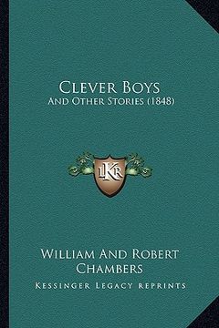 portada clever boys: and other stories (1848) (en Inglés)