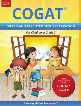 portada Cogat Test Prep Grade 2 Level 8: Gifted and Talented Test Preparation Book - Practice Test (en Inglés)
