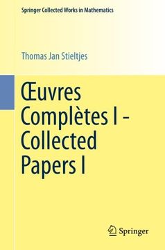 portada Œuvres Complètes i - Collected Papers i (Springer Collected Works in Mathematics) (in English)