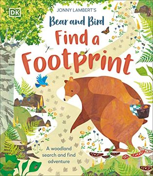 portada Jonny Lambert's Bear and Bird: Find a Footprint (en Inglés)