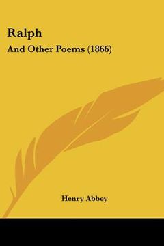 portada ralph: and other poems (1866) (in English)