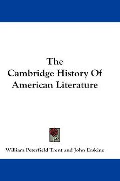portada the cambridge history of american literature (en Inglés)