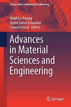 portada Advances in Material Sciences and Engineering (Lecture Notes in Mechanical Engineering) (en Inglés)