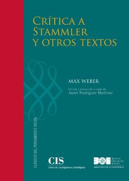 portada Crítica a Stammler y Otros Textos (in Spanish)