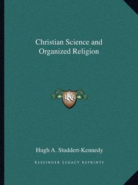 portada christian science and organized religion (in English)