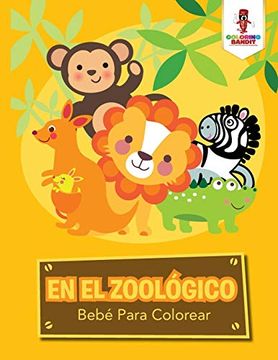 portada En el Zoológico: Bebé Para Colorear