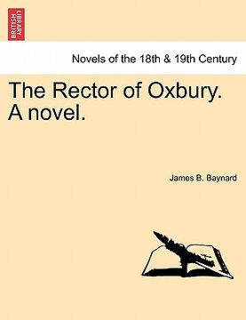 portada the rector of oxbury. a novel. (en Inglés)