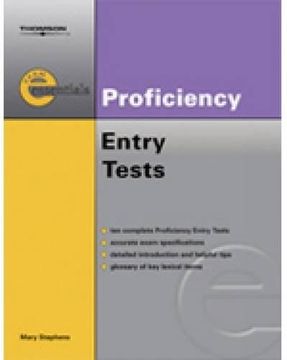 portada Exam Essentials: Proficiency Entry Test: Cpe Entry Test (Thomson Exam Essentials) (in English)