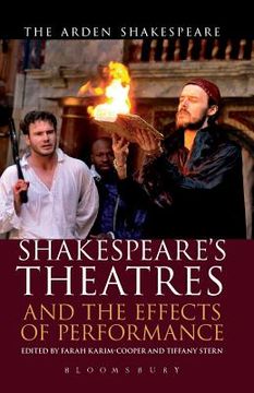 portada shakespeare's theatre and the effects of performance. edited by farah karim cooper, tiffany stern (en Inglés)