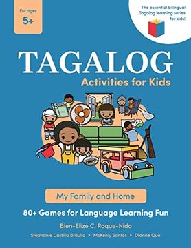 portada Tagalog Activities for Kids - my Family and Home: 80+ Games for Language Learning fun (en Inglés)