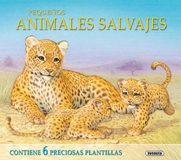 portada Pequeños Animales Salvajes (Dibuja con Plantillas) (in Spanish)