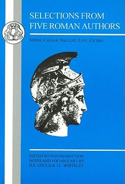 portada selections from five roman authors: nepos, caesar, sallust, livy and cicero (in English)