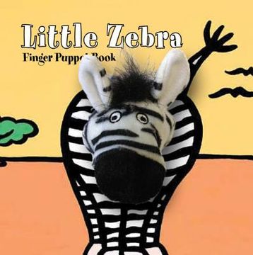 portada little zebra: finger puppet book (in English)